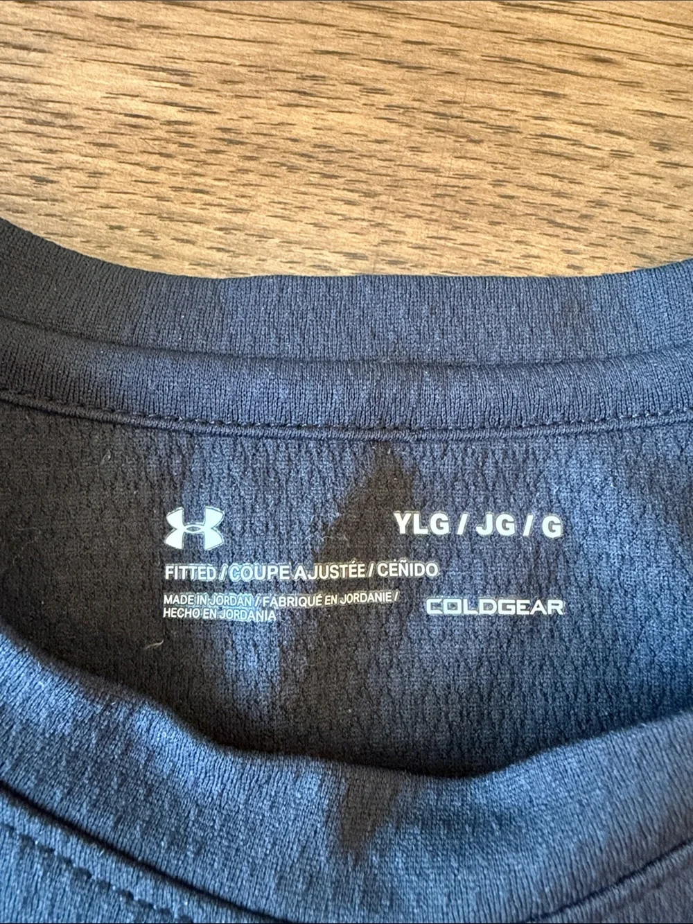 Under Armour Youth Large ColdGear Black Shirt Base 2.0